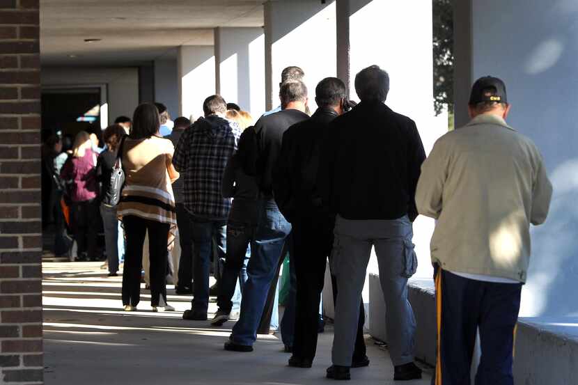 15.6 millones de texanos están registrados para votar en las próximas elecciones. (DMN/LOUIS...