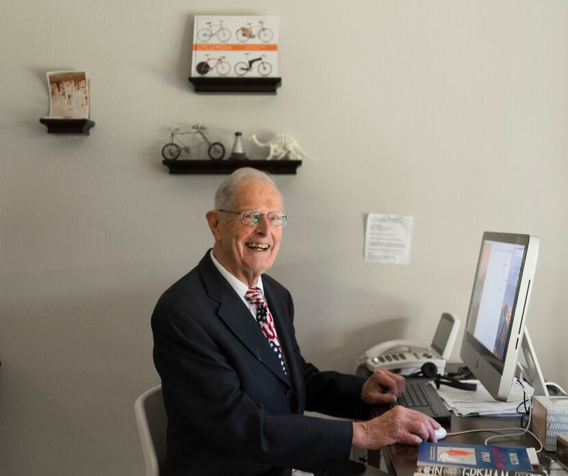 Gilbert Clift, a resident at C. C. Young Senior Living and a World War II veteran, writes...