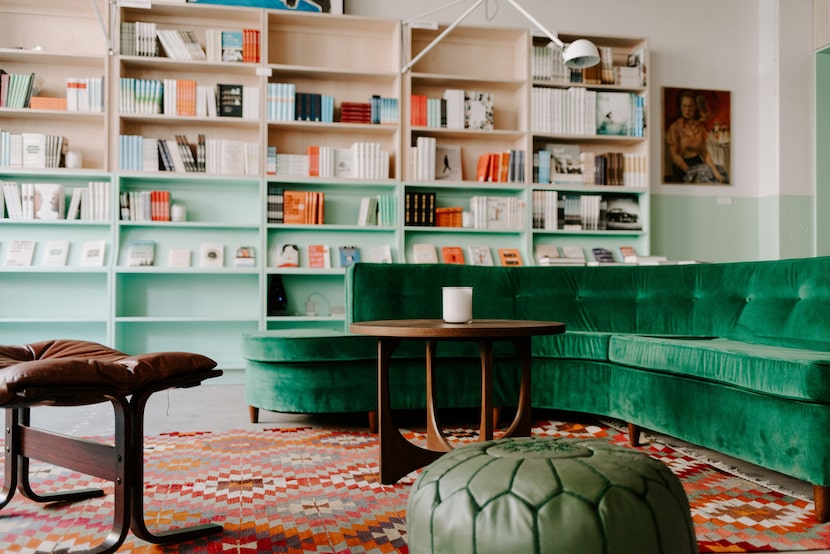 Commonplace Books has a lot of seating.