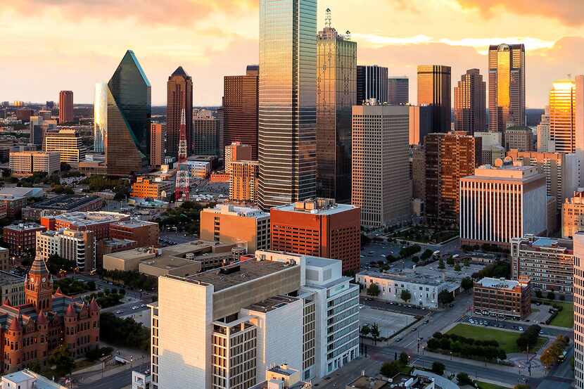 Dallas, Texas at Golden Hour