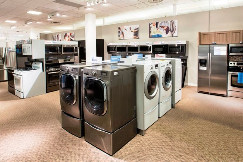  Appliance showroom in J.C. Penney at the Ingram Park Mall in San Antonio, Texas. (Courtesy...
