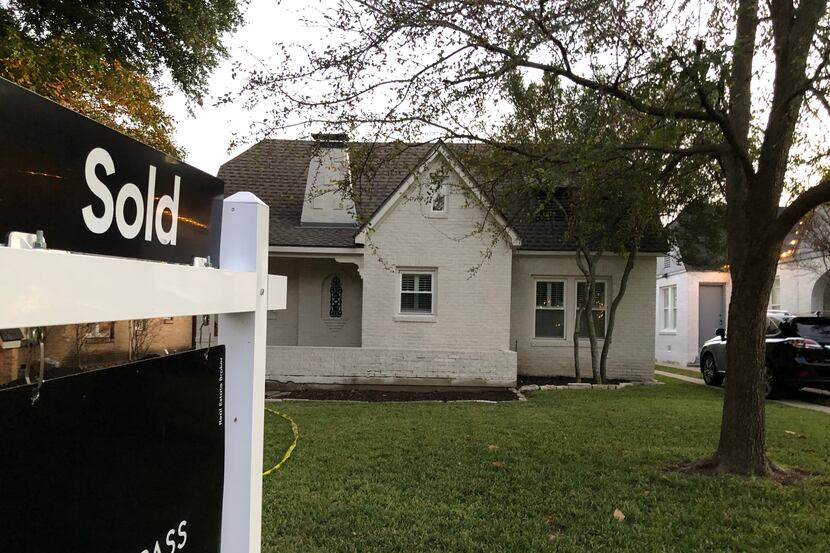 Dallas County home sales rose more than 18% in March from a year earlier.