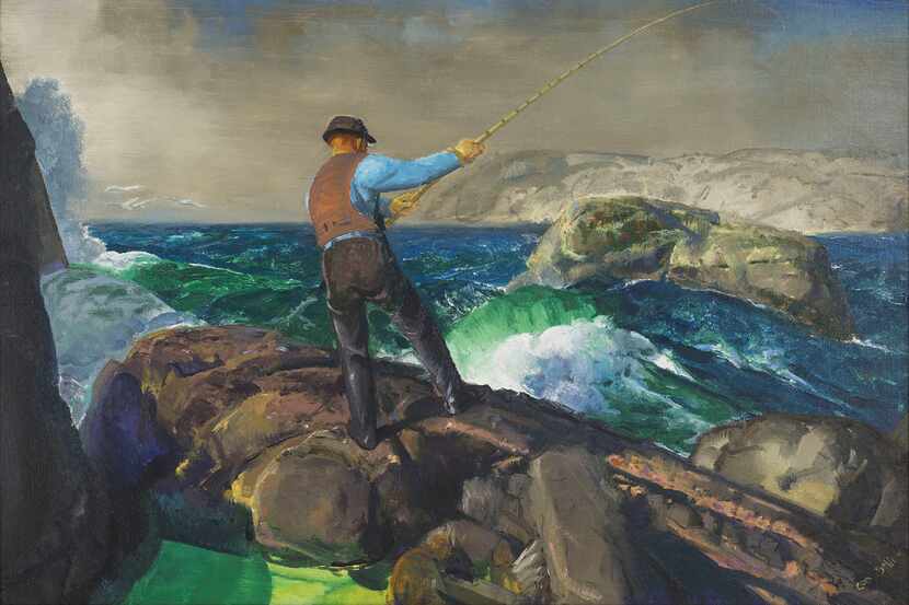 George Bellows (1882 1925), The Fisherman, 1917,
Oil on canvas
30 1/8 x 44 in.
Amon Carter...
