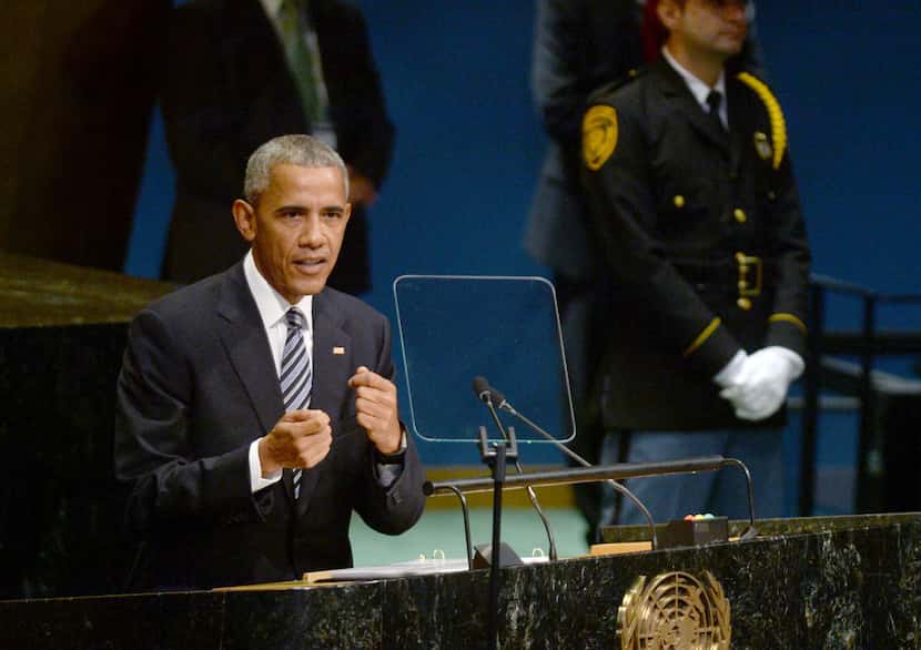 President Barack Obama, speaking to the U.N. General Assembly on Tuesday, has insisted that...