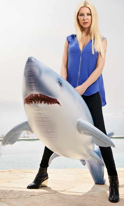 Tara Reid as April Wexler is the First Lady of America's Sharknado fighters.