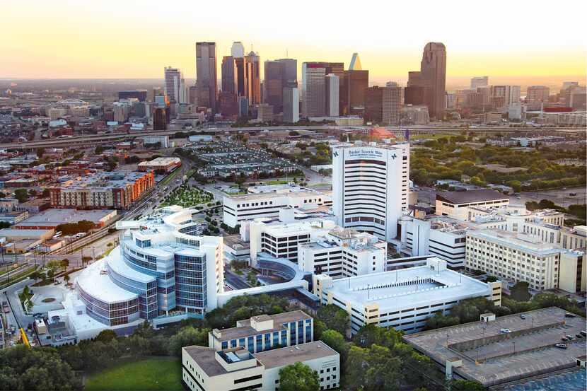 Baylor Scott & White Health’s Dallas campus, which includes Baylor University Medical Center.