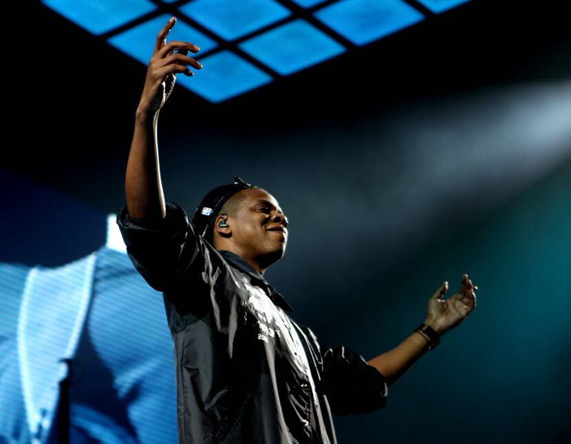 Jay-Z performs on December 22, 2013 at the American Airlines Center in Dallas. (Sarah...