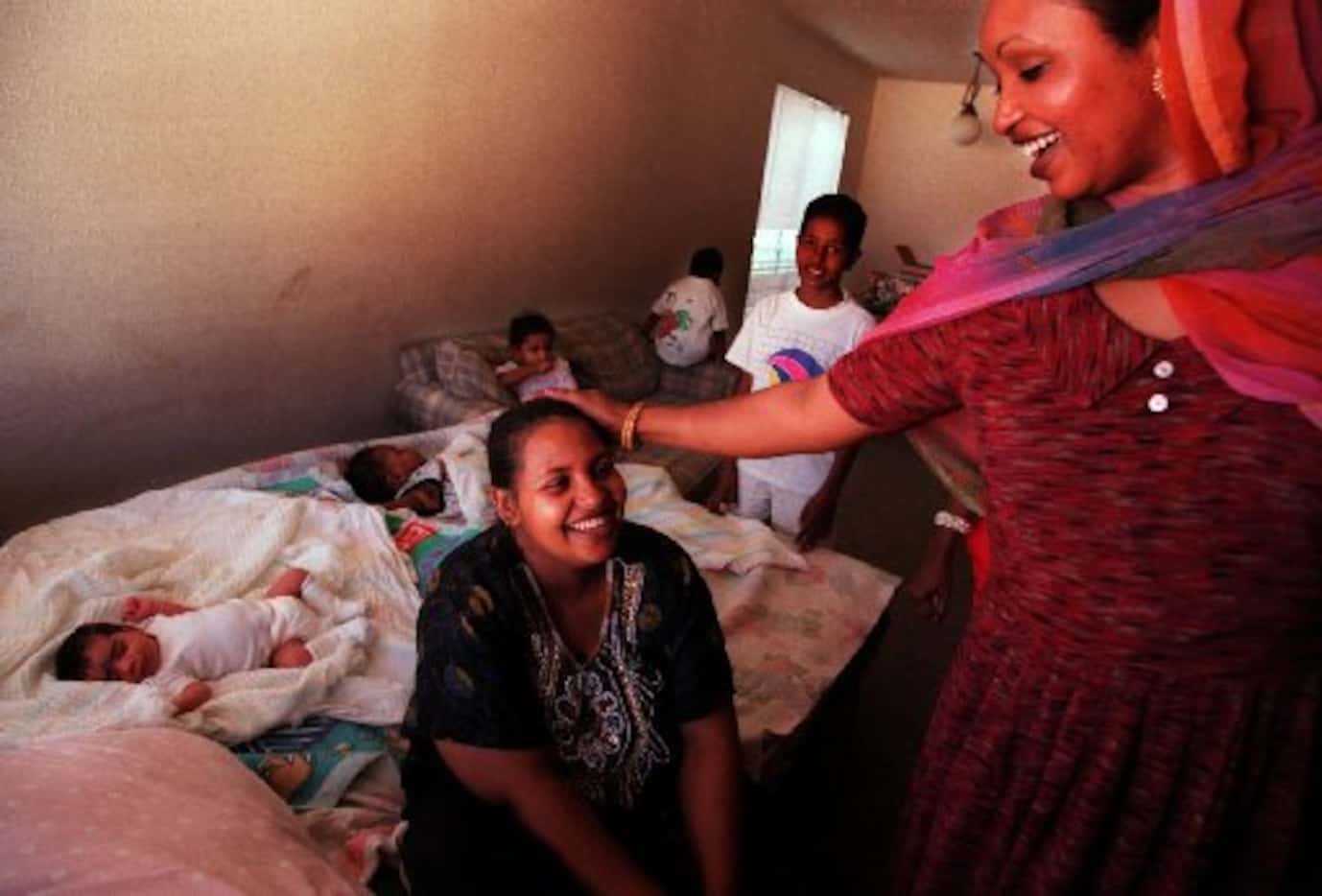 Back in 1996, Safia Ismael visited newly arrived  Somali refugees. 