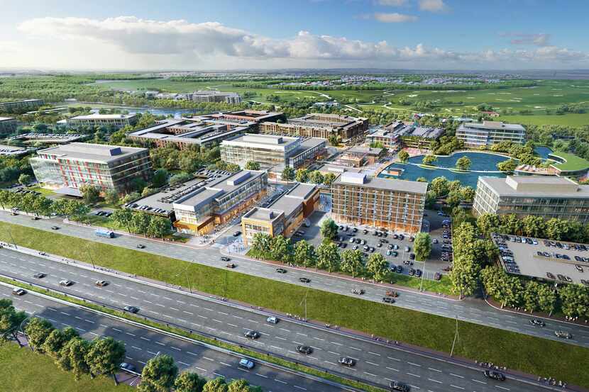 The North Fields office, retail and residential campus will stretch along the south side of...