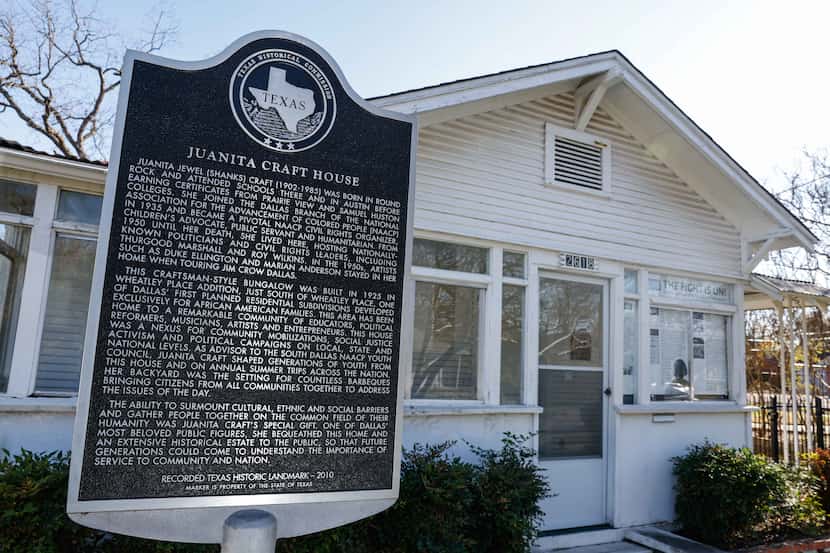 Many household names from the civil rights movement stopped by the home of Juanita Craft,...