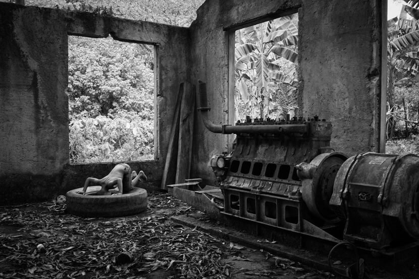 Richard Sharum found a striking setting in an old generator building in Cuba's Sierra...