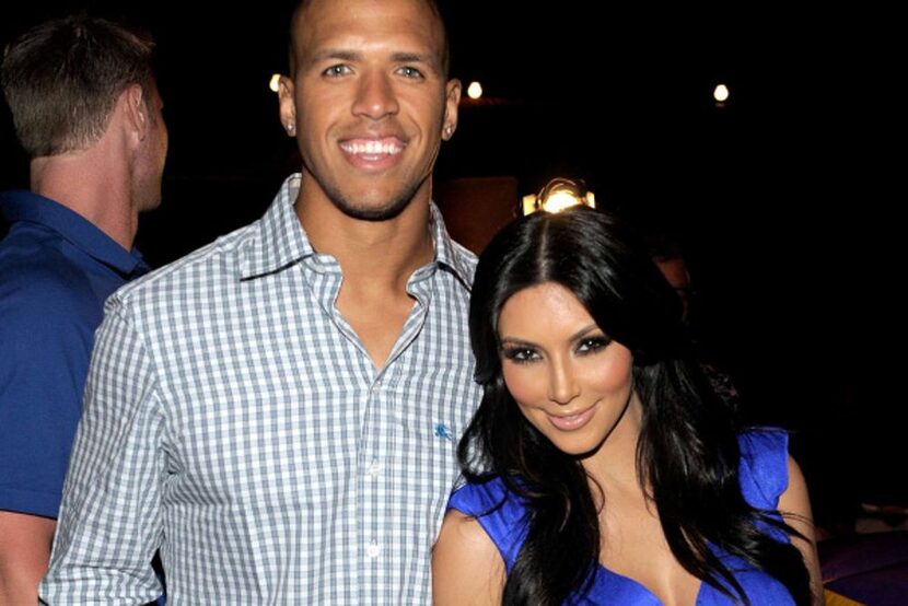 Miles Austin and Kim Kardashian.