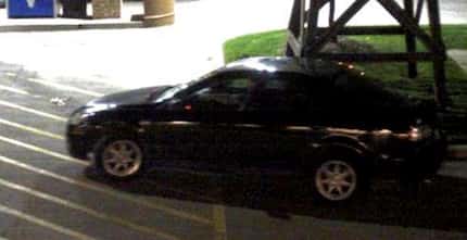 Police on Friday released this image of a car driven by a man suspected of assaulting...