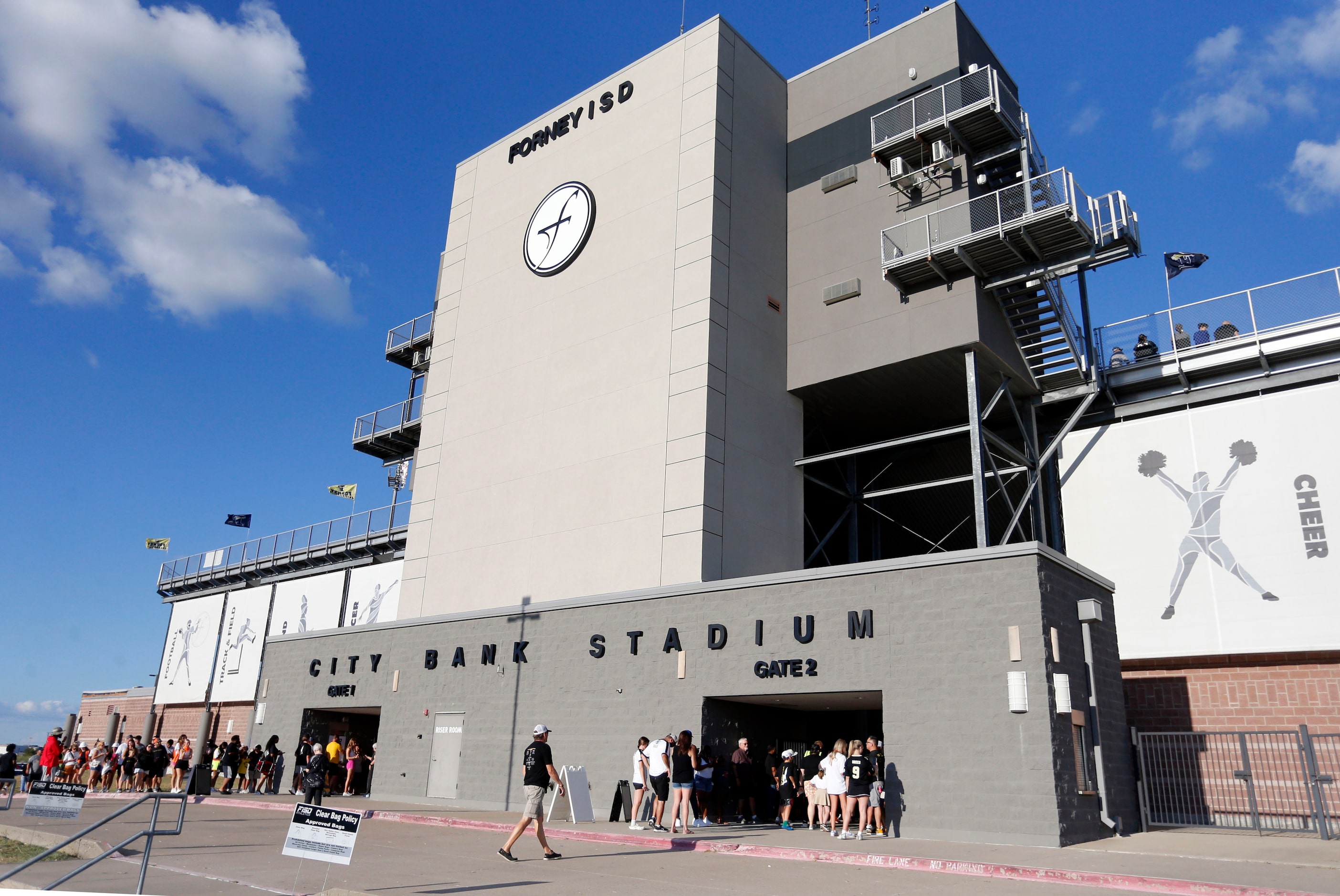 This is a shot of City Bank Stadium in Forney on Friday, August 30, 2024.