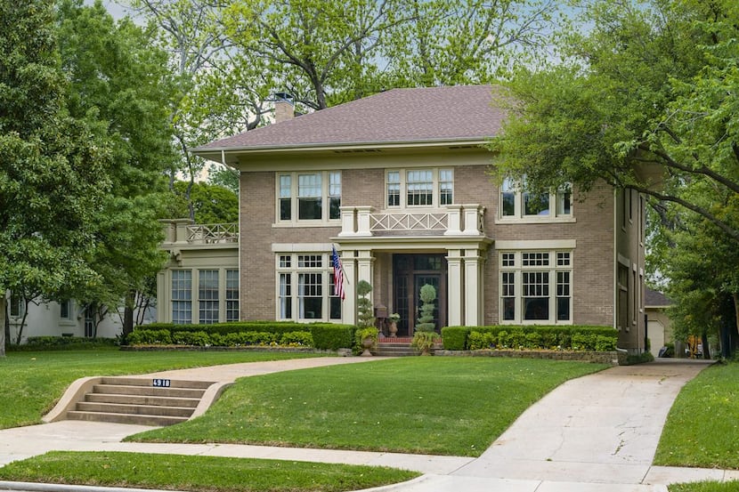 This home at 4918 Swiss Ave. was built in 1917 by Dallas architect, C.P. Sites. The home is...