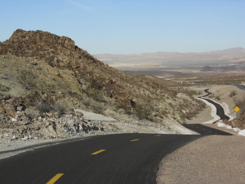 The hills along River Mountains Loop Trail in southern Nevada provide exhilarating descents...