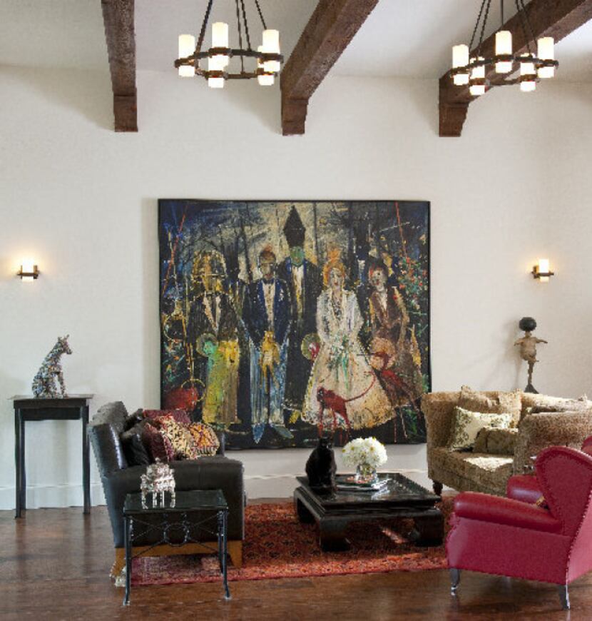 "That Special Moment" by John Alexander is on display at Anne Stodghill's home.