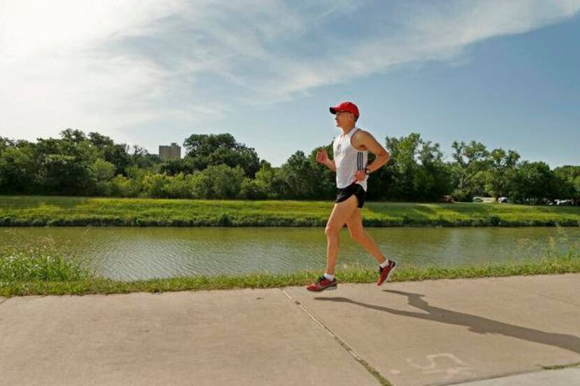 
Bill Berenson hits the trail along the Trinity River in Fort Worth. With a busy law...
