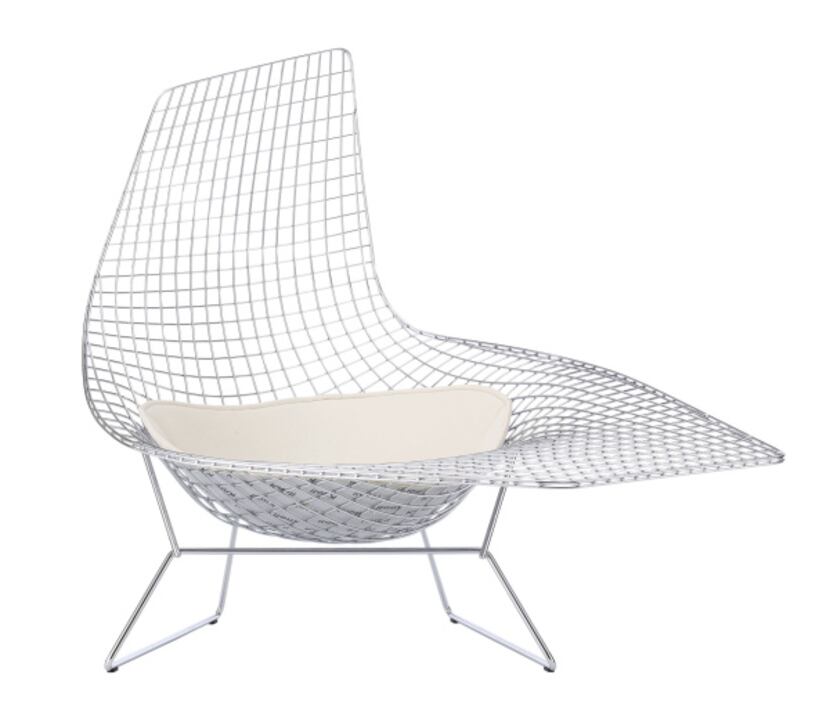 Bertoia Asymmetric Chaise, designed in 1952 for Knoll, $6,187, Design Within Reach,...