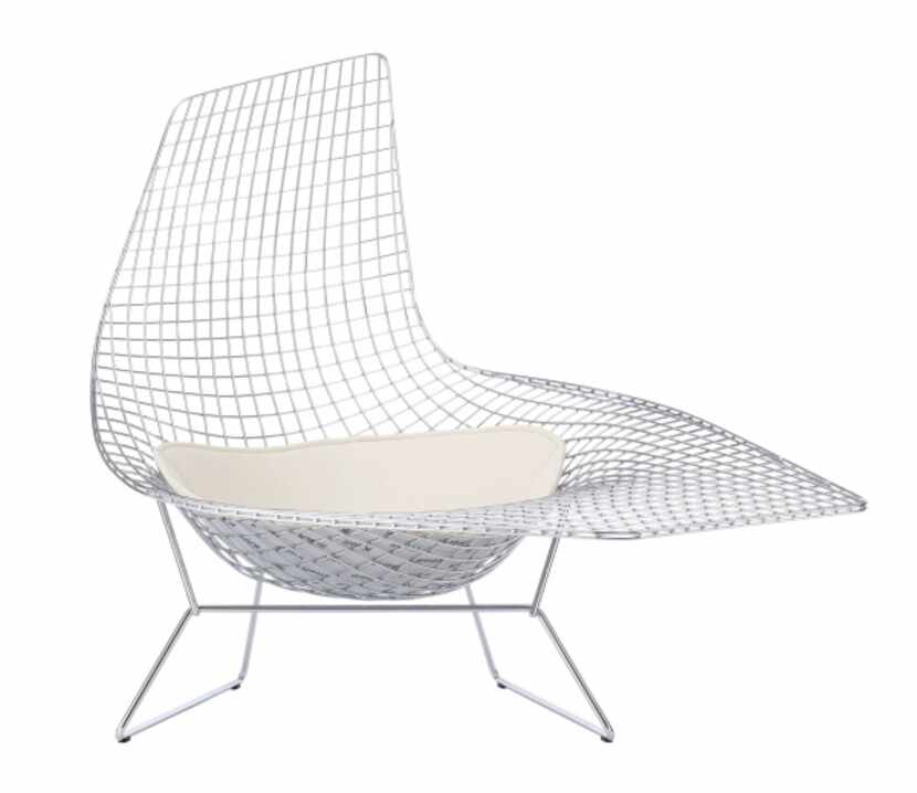 Bertoia Asymmetric Chaise, designed in 1952 for Knoll, $6,187, Design Within Reach,...