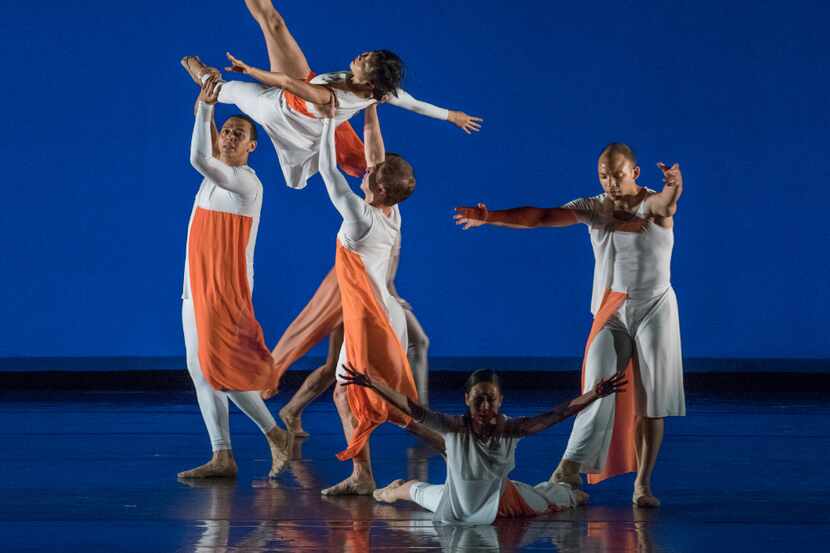 Jessica Lang Dance performs "Tesseracts of Time" at the Winspear Opera House on Friday, Dec....
