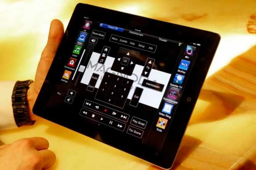 
The Magnolia Design Center offers a tablet that can control a home theater.

