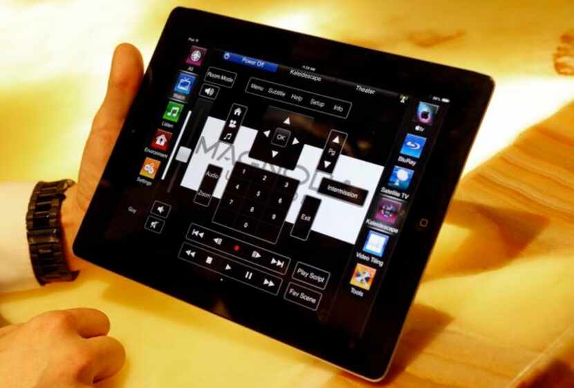
The Magnolia Design Center offers a tablet that can control a home theater.
