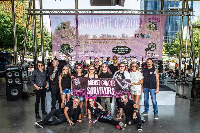 The Breast Cancer Can Stick It! Drummathon was held last year at Klyde Warren Park. This...