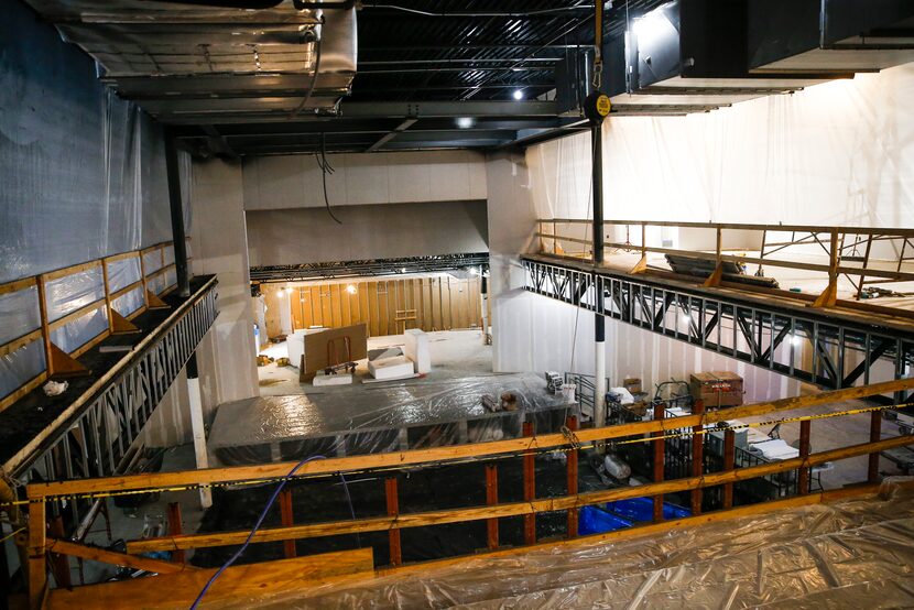 Construction crews are working at the new Live Nation concert venue, The HiFi Dallas, which...