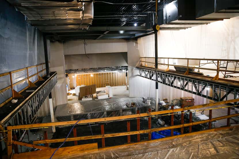 Construction crews are working at the new Live Nation concert venue, The HiFi Dallas, which...