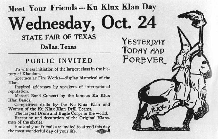 
Ku Klux Klan invitation to Klan day
