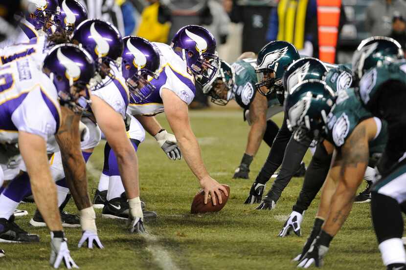 FILE - In this Dec. 28, 2010 file photo, the Minnesota Vikings and the Philadelphia Eagles...