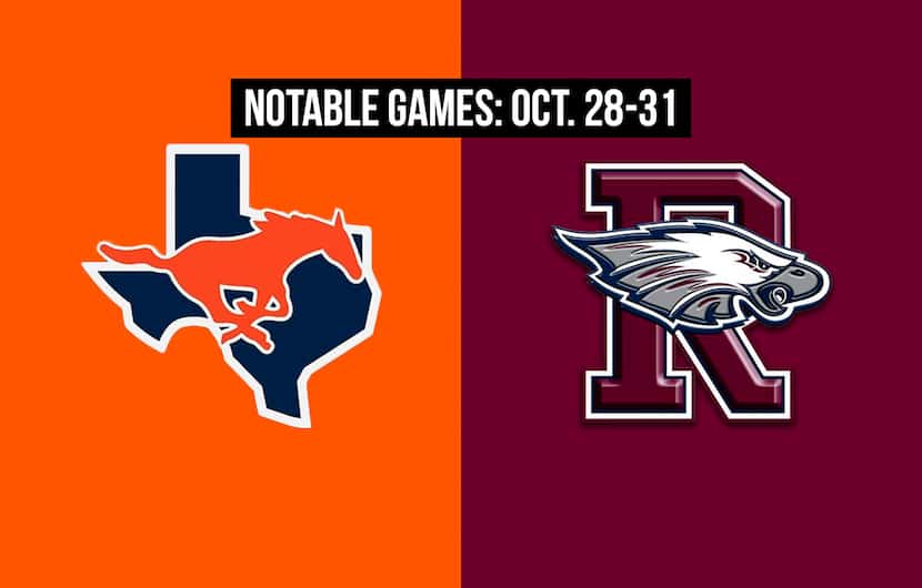 Notable games for the week of Oct. 28-31 of the 2020 season: Sachse vs. Rowlett.
