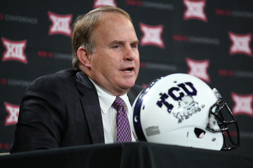 TCU head coach Gary Patterson addressed the media in July at Big 12 media days (Rose...