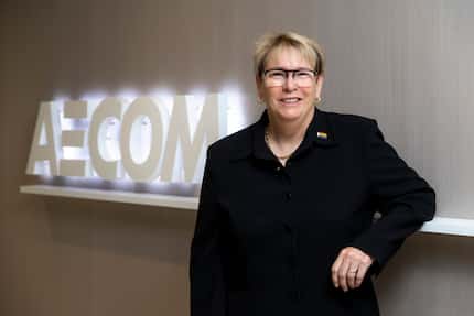AECOM Texas executive and senior vice president Wendy Lopez, at her offices in Dallas, says...