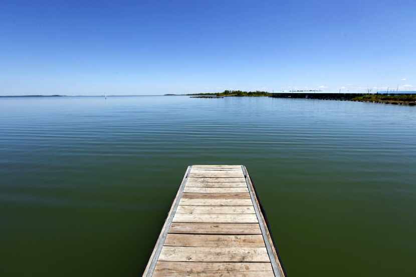 Calm waters on Lake Ray Roberts, Thursday, July 19, 2012. (Tom Fox/The Dallas Morning News)