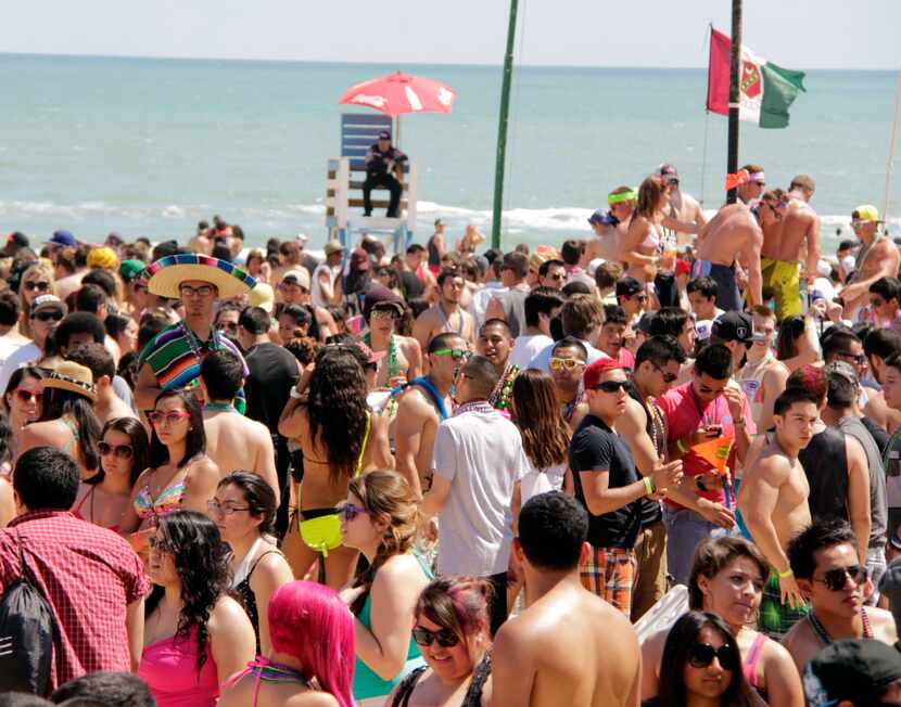 So big are the college crowds at South Padre Island's Spring Break that the lifeguards turn...