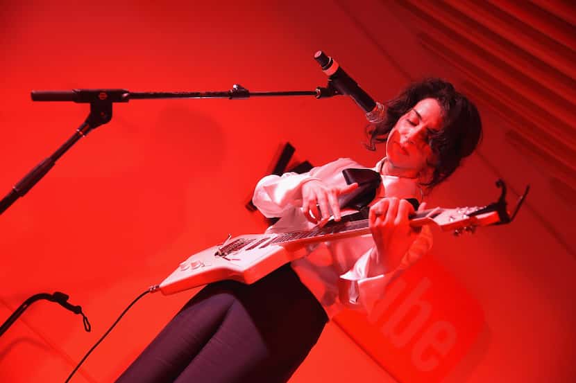 PARK CITY, UT - JANUARY 23:  Recording artist St. Vincent performs onstage at the YouTube...