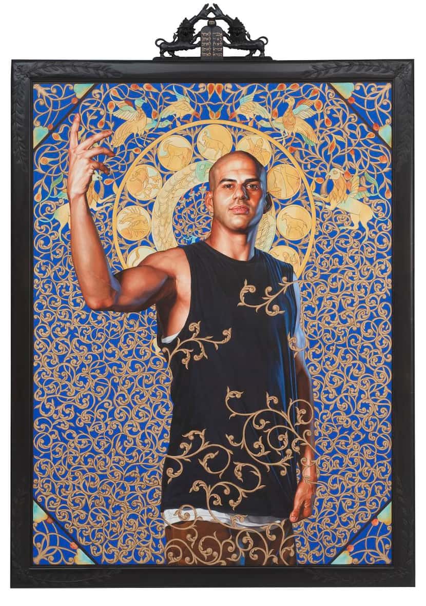 Kehinde Wiley’s  show at the Modern Art Museum of Fort Worth includes the work  Leviathan...