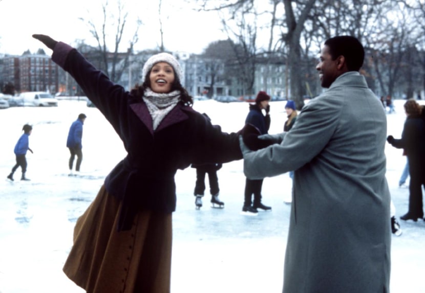 Whitney Houston and Denzel Washington star in "The Preacher's Wife" from Touchstone Pictures.