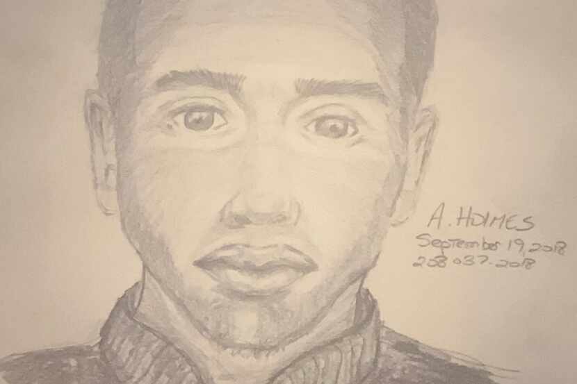 Police sketch of a suspect in two aggravated sexual assaults in Far North Dallas. Police...