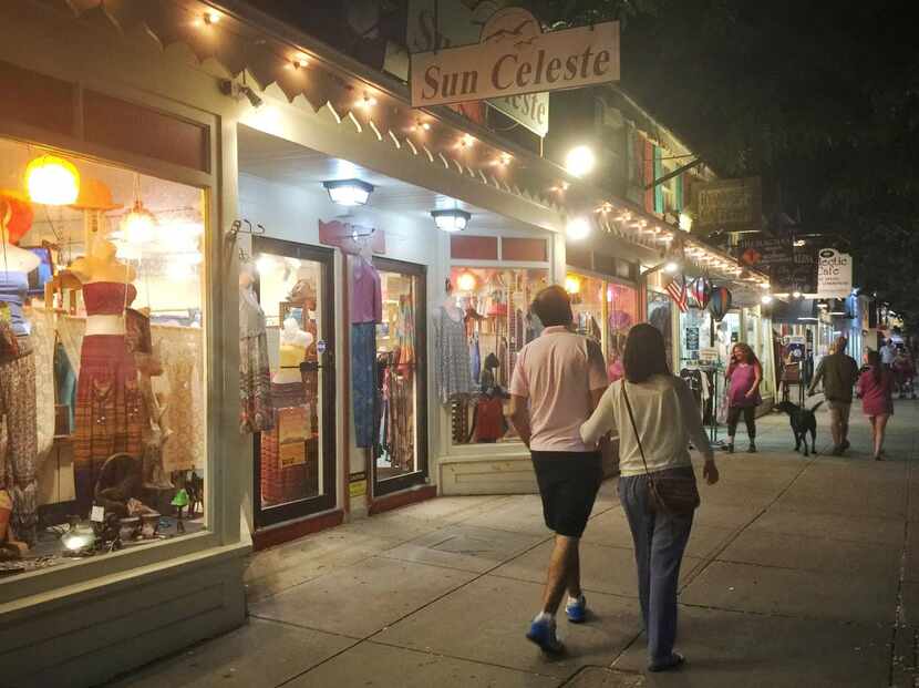 
Strolling down Hyannis’ Main Street is popular day and night.
