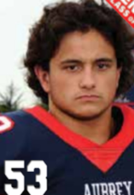 Defensive Player of the Week: Aubrey defensive tackle Jacob Palladino.