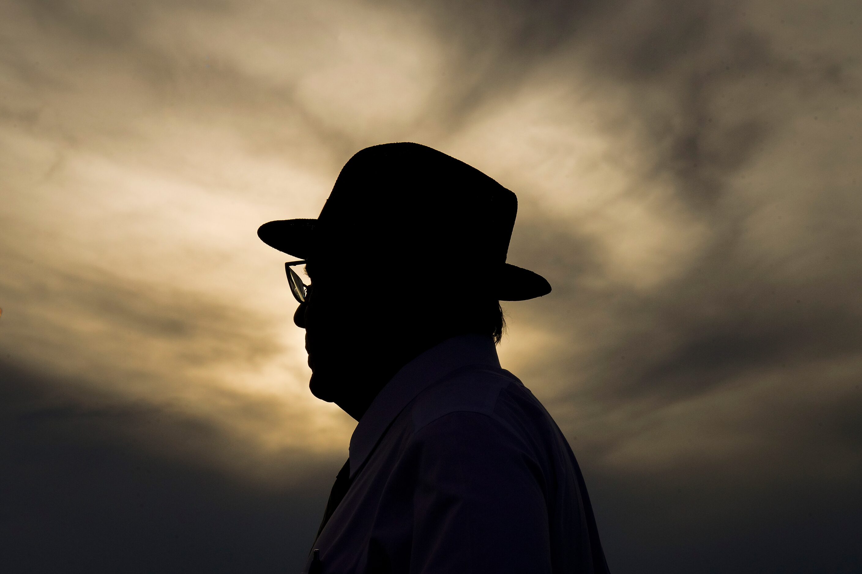 Highland Park head coach Randy Allen waits to take the field before a high school football...