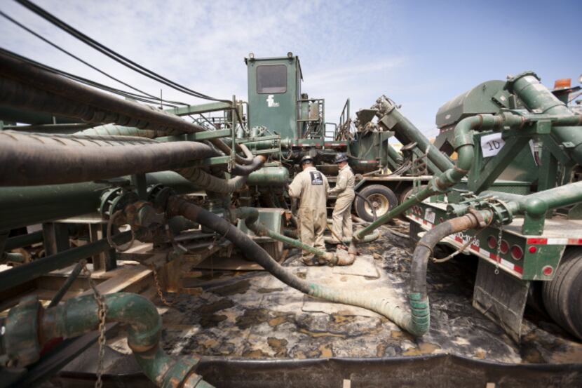  Using hydraulic fracturing to extract natural gas was one of the topics studied and...