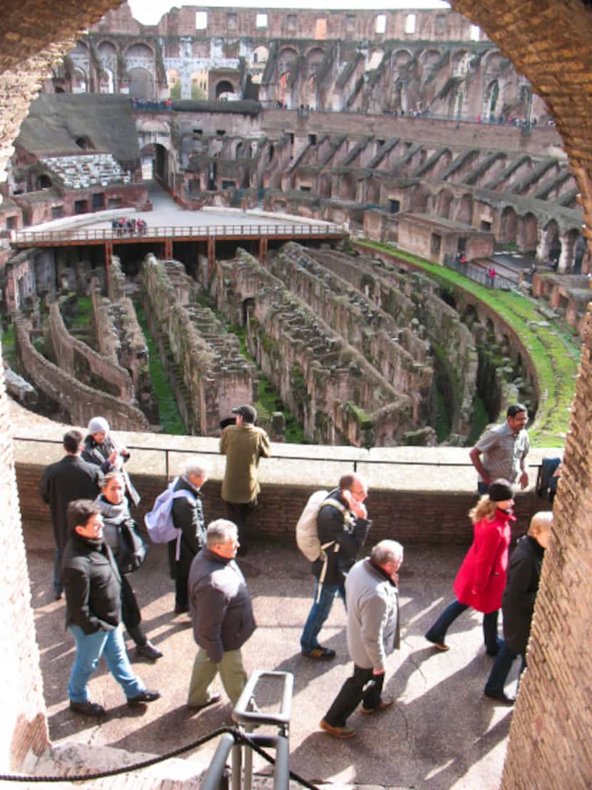 The Colosseum's new tours allows visitors to head up to the third level and also the...