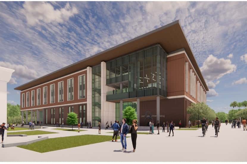 A rendering of a $100 million STEM facility at UNT Dallas that will support students...
