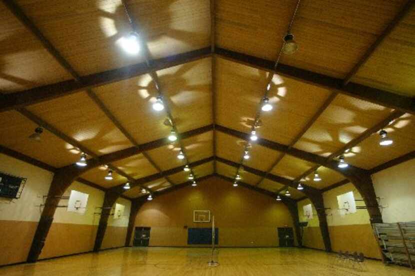 In 1980, this gym at Royal Haven Baptist Church hosted the Dallas Mavericks training camp....
