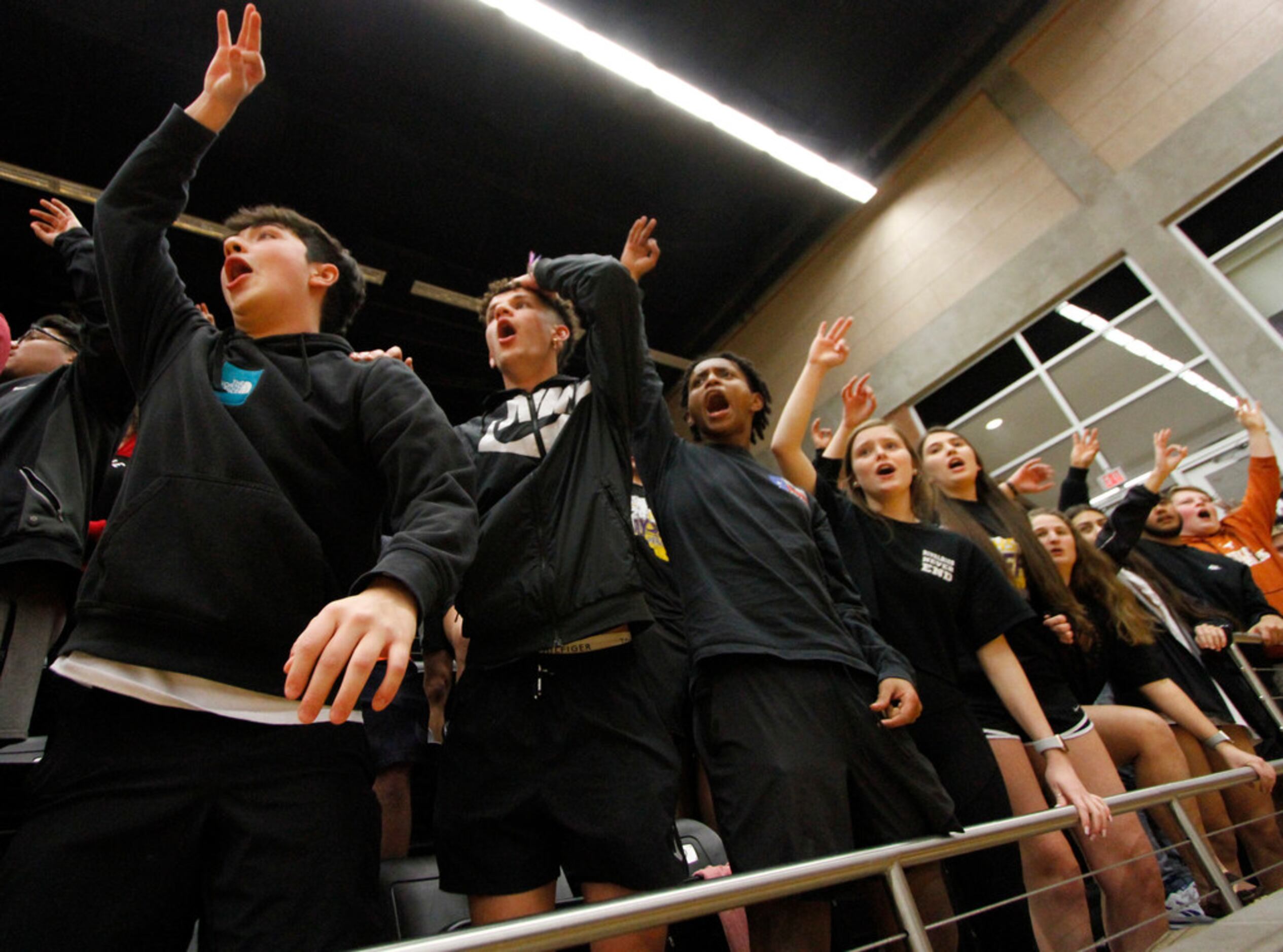 A capacity student section witnessed a nail biter of plays in the final minute of the first...