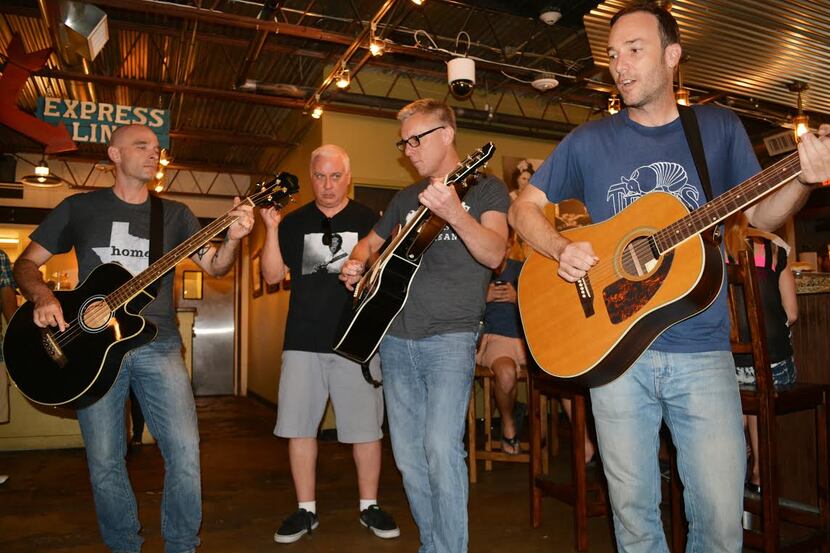 It's an acoustic-driven Toadies on the new single "In the Belly of a Whale."